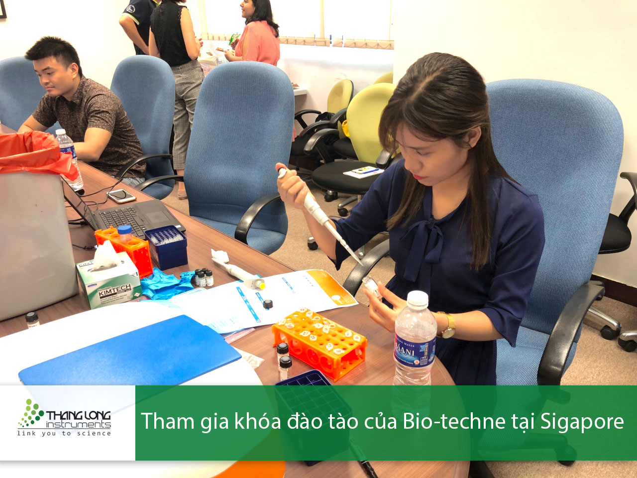 Nhân viên Thăng Long Instruments tham gia training hãng Bio-techne tại Singapore